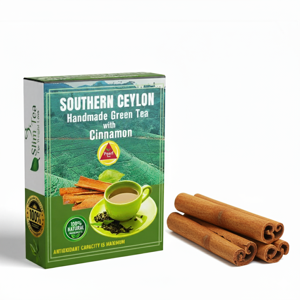Southern Ceylon Handmade Green Tea with Cinnamon 200g