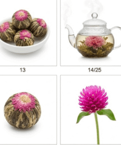 Alternative view of Handmade Ceylon Blooming Tea Balls - Artisanal & Unique